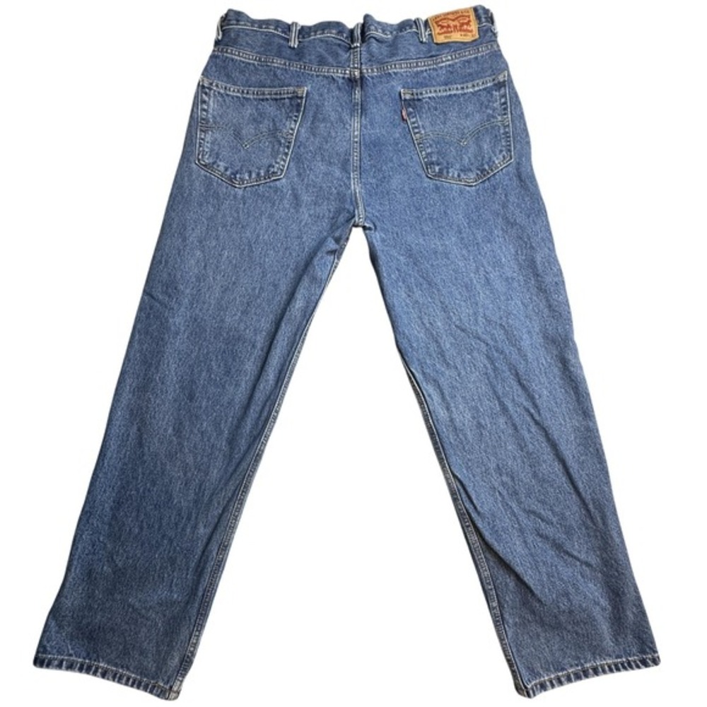 Levis 550 Relaxed‎ Fit Jeans Mens 40x32 (40x30) Medium Wash Blue Denim Zip Fly